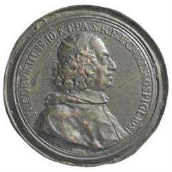 Roma  Giacomo Rospigliosi, cardinale (sec.XVII) Medaglia in bronzo