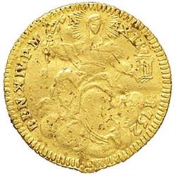 Roma  Benedetto XIV (1740-1758) Zecchino 1752 A.XII
