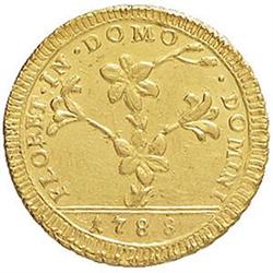 Roma  Pio VI (1775-1799). Doppia romana 1788
