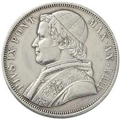 Roma  Pio IX (1846-1870). Scudo 1853 A.VIII