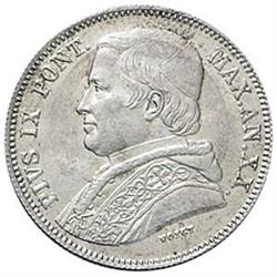 Roma  Pio IX (1846-1870). 20 baiocchi 1865 A.XX