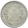 Image 2 : Roma  Pio IX (1846-1870). 5 soldi 1867 A.XXI