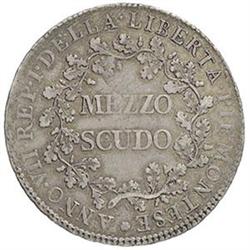 Torino  Repubblica Piemontese (1798-1799). Scudo A.VII