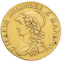 Torino  Repubblica Subalpina (1800-1802). 20 franchi A.10