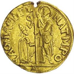 Venezia   Contraffazione di zecchino del 1700