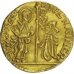 Venezia  Paolo Renier (1779-1789) Contraffazione dello zecchino