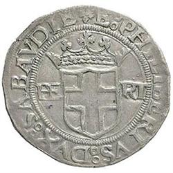 Emanuele Filiberto (1553-1580) Da 4 grossi di I tipo, 1558
