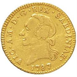 Vittorio Amedeo III (1773-1796) Mezza doppia 1787