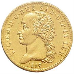 Vittorio Emanuele I (1814-1821) 20 lire 1819