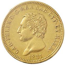 Carlo Felice (1821-1831). 40 lire 1831 T