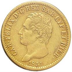 Carlo Felice (1821-1831). 20 lire 1831 T