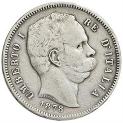 Umberto I (1878-1900). 5 lire 1878