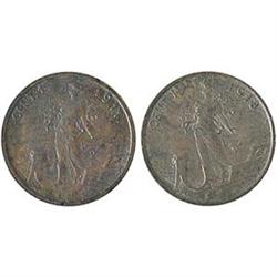 Vittorio Emanuele III (1900-1943). Lotto di due monete da un centesimo: 1911 e 1918