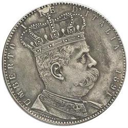 Umberto I (1890-1896). Tallero 1891