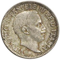 Vittorio Emanuele III (1909-1925). Rupia 1910