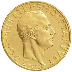 Albania  Zog I (1928-1939) 100 franchi 1938