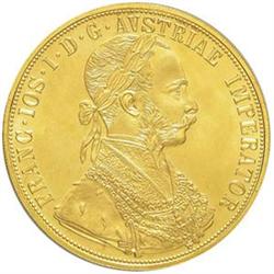 Austria  Francesco Giuseppe (1848-1916). 4 ducati 1915