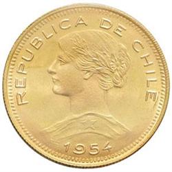 Cile   100 pesos 1954