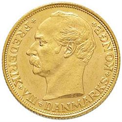 Danimarca  Frederick VIII (1906-1912) 20 corone 1912