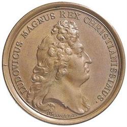 Francia  Luigi XIV (1643-1715) Medaglia 1677 per la presa di S.Ghislain