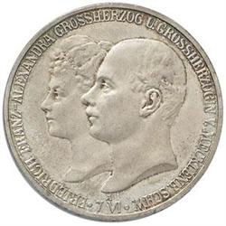 Germania Mecklenburg Schwerin  Friedrich Franz IV (1901-1918) 5 marchi 1904