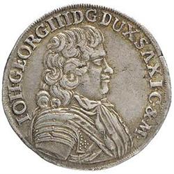 Germania-Sachsen  Johann Georg III (1680-1691). 2/3 di Tallero 1682