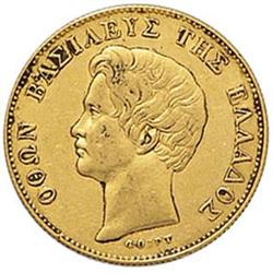 Grecia  Otto (1831-1863) 20 dracme 1833