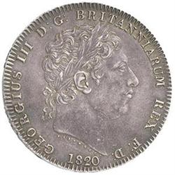 Inghilterra  Giorgio III (1760-1820). Corona 1820 LX