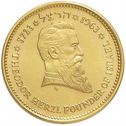 Israele   100 shekel 1963 Theodor Herzl