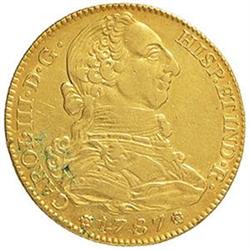 Spagna  Carlo III (1759-1788). 4 scudi 1787