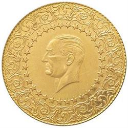 Turchia  Kemal Atatvºrk 500 piastre 1966, 250 piastre 1966, 100 piastre 1965, 50 piastre 1966 e 25 p