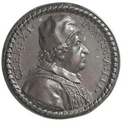 Clemente XI (1700-1721). Medaglia A.III per la fermezza del Papa nel difficile momento dovuto allo s