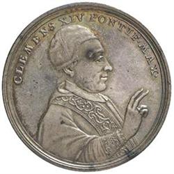 Clemente XIV (1769-1774) Medaglia 1773 per la cacciata dei Gesuiti