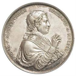 Pio IX (1846-1878) Medaglia 1850 emessa dalla Cittv di Roma per il ritorno del Pontefice dall'esilio