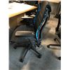 Image 2 : HERMAN MILLER EMBODY BLACK/CYAN FULLY ADJUSTABLE GAMING TASK CHAIR SUGGESTED RETAIL $2186.93CAN