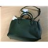 Image 2 : NINE WEST OLIVE GREEN HAND BAG WITH REMOVEABLE STRAP