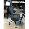 Image 2 : HERMAN MILLER COSM BLACK HIGH BACK TASK CHAIR RETAIL VALUE $2,501.03 CAN