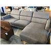 Image 2 : NATUZZI GREY ELECTRIC RECLINING SECTIONAL SOFA WITH USB CHARGING PORTS