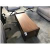 Image 2 : DESIGN WITHIN REACH MATERA WALNUT STORAGE BENCH RETAIL VALUE $2175.22 CAN