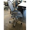 Image 2 : HERMAN MILLER AERON GRAPHITE FULLY ADJUSTABLE SIZE B TASK CHAIR  RETAIL PRICE $2,451.63 CAN.