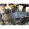 Image 2 : EBONY 8.5' X 3' BOARDROOM TABLE