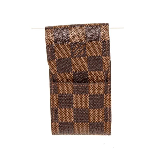 Louis Vuitton Brown Damier Canvas Cigarette Case Clutch