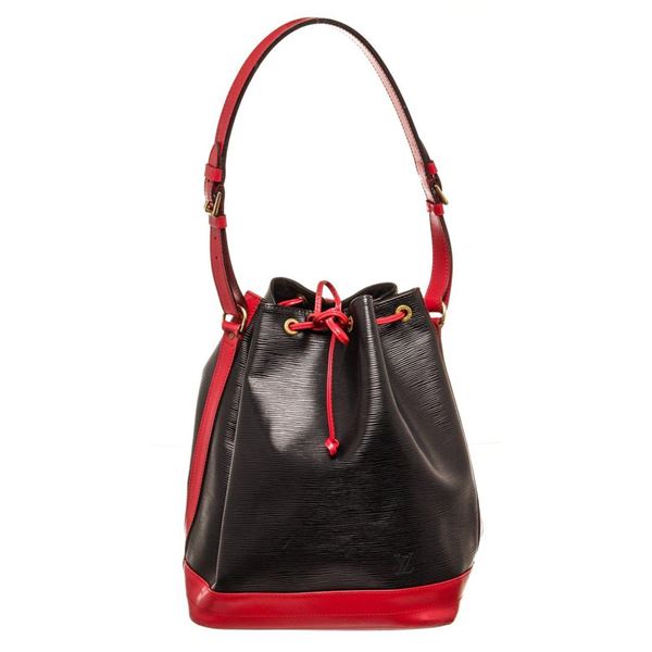 Louis Vuitton Black Epi Leather Noe GM Bucket Bag