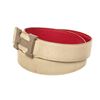 Image 5 : Hermes Red White Leather H Belt