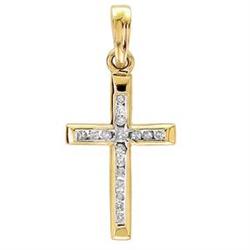 $790 Genuine 0.10 ct Diamond Pendant 14K Gold