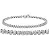 Image 1 : $5,500 Genuine 2.00 ct Diamond Bracelet 14K Gold