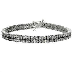 $18,600 Genuine 5.50ct Diamond Bracelet 14K Gold