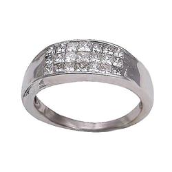 $4,999 Genuine 1.01 ct Diamond Women's Ring 14K