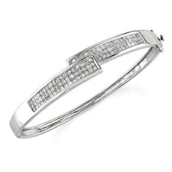 $19,400 Genuine 2.25 ct Diamond Bracelet 14K Gold