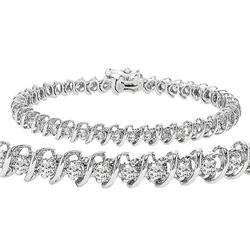 $11,999 Genuine 5.00 ct Diamond Bracelet 14K Gold